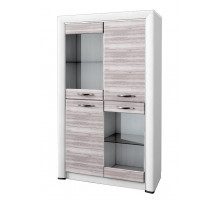 Шкаф-витрина для посуды Оливия 2V2D Шкаф-витрина для посуды Оливия 2V2D