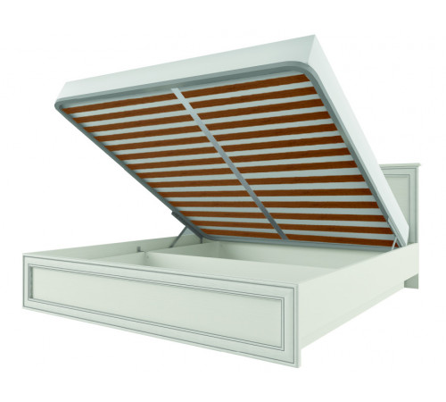 Двуспальная кровать Тиффани 160 крем вудлайн с подъемным механизмом Двуспальная кровать Тиффани 160 крем вудлайн с подъемным механизмом