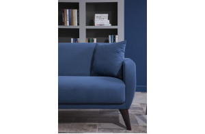 Трехместный Диван-кровать Flexy Флекси (синий)