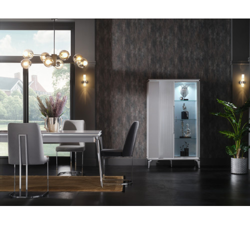 Двухдверная витрина для посуды Лоретто (Loretto) LORET-13 Двухдверная витрина для посуды Лоретто (Loretto) LORET-13