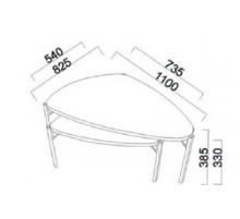 Журнальный столик Палвин PALV-52а Журнальный столик Палвин PALV-52а