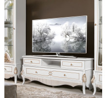 Тумба под тв гостиную Стелла (белый золото) Тумба под тв гостиную Стелла (белый золото)