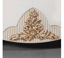 Витрина 2-х дверная в гостиную Стелла (белый золото) Витрина 2-х дверная в гостиную Стелла (белый золото)