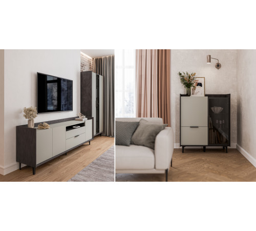 Шкаф комбинированный Модена МН-048-24 Шкаф комбинированный Модена МН-048-24