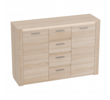 Широкий комод 1400 Элана, цвет Бодега белая