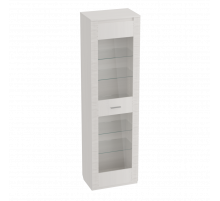 Одностворчатая витрина с ящиком для гостиной Элана Одностворчатая витрина с ящиком для гостиной Элана