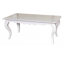 Стол журнальный Оскар ММ-210-20 (белая эмаль)