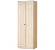 Двустворчатый шкаф для одежды в гостиную Инна 609 светлый